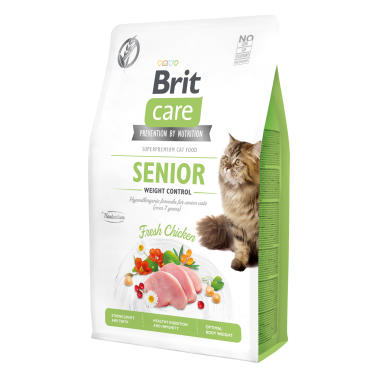 BRIT CARE CAT GRAIN-FREE SENIOR WEIGHT CONTROL 2KG - 7KG