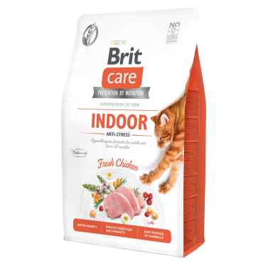 BRIT CARE CAT GRAIN-FREE INDOOR ANTI-STRESS 2KG - 7KG