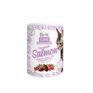 BRIT CARE CAT SNACK SUPERFRUITS SALMON 100 G