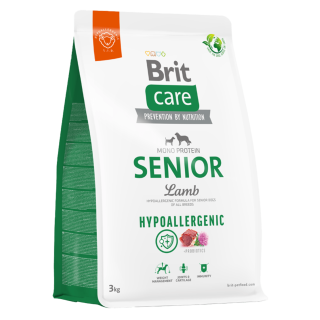 BRIT CARE DOG HYPOALLARGENIC SENIOR LAMB 1KG - 3kg  - 12kg