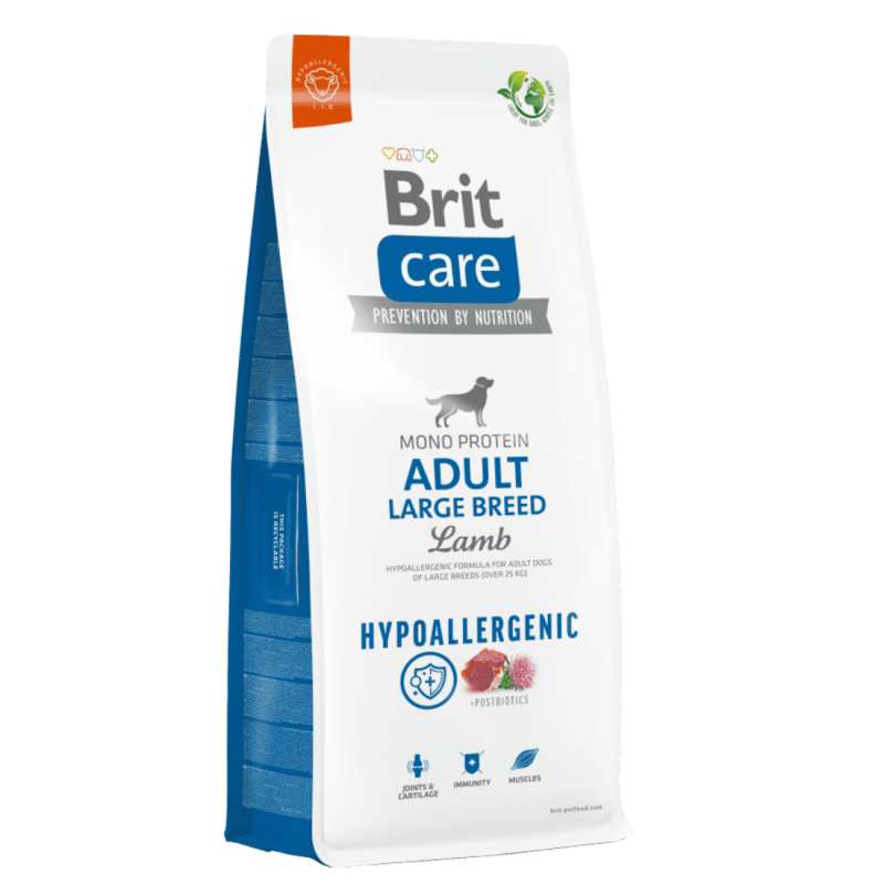 BRIT CARE BRIT CARE DOG HYPOALLERGENIC ADULTO LARGE BREED LAMB 3KG - 12KG
