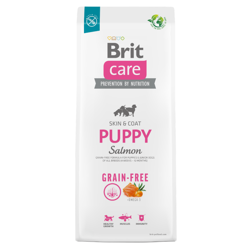 BRIT CARE DOG GRAIN-FREE PUPPY SALMON 1KG - 3KG - 12 KG