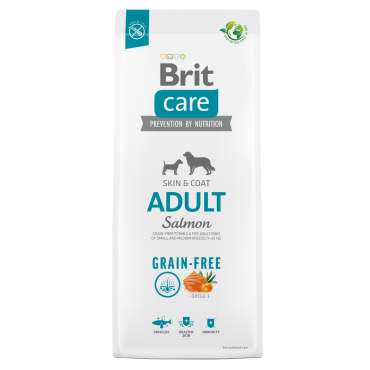 BRIT CARE DOG GRAIN-FREE ADULTO SALMON 1KG - 3KG - 12 KG