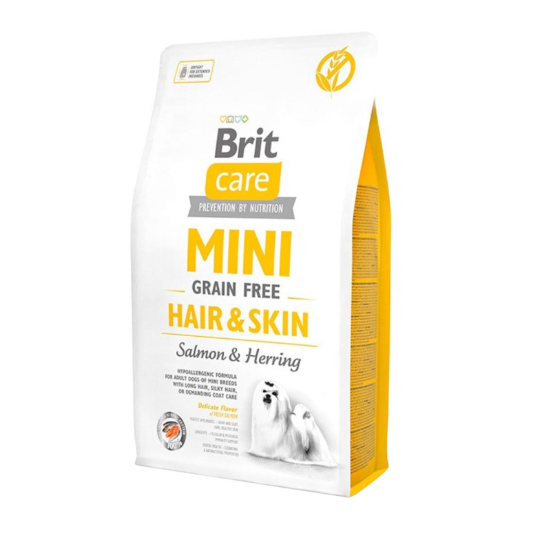 BRIT CARE MINI GRAIN-FREE HAIR & SKIN 2 KG -