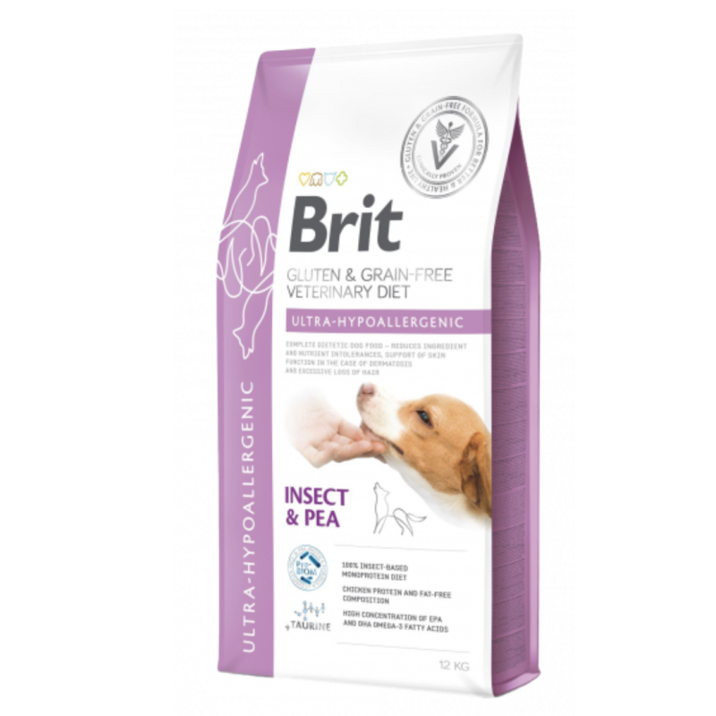 BRIT GRAIN-FREE VETERINARY DIET DOG ULTRAHIPO 12 KG -